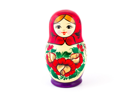 Russian nesting dolls. Babushkas or matryoshkas. Oneの写真素材