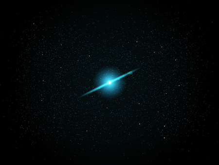 Space Stars Background. Vector Illustration of The Night Sky.
