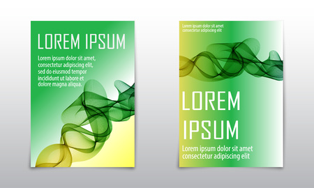 Cover set abstract design. Liquid wave background. Flow shapes vector.のイラスト素材