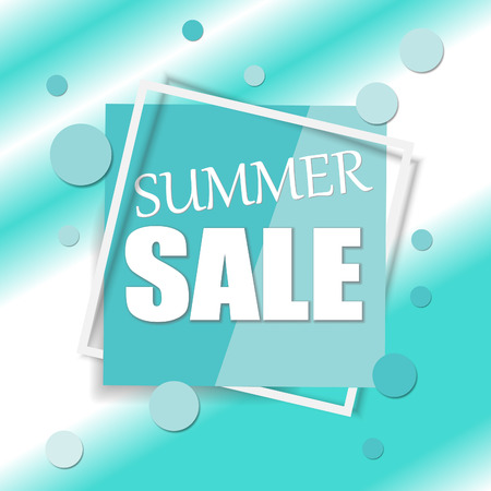 Sale square banner. Black Friday design template. Summer sale sticker. Vector illustration.のイラスト素材