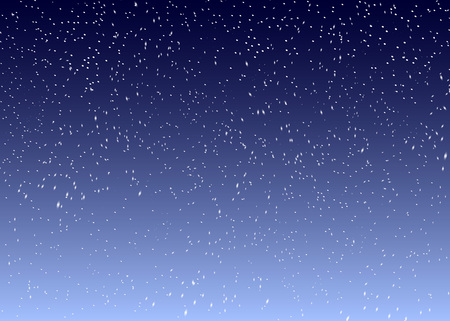 Snow background. Vector illustration. Winter snowing sky.のイラスト素材
