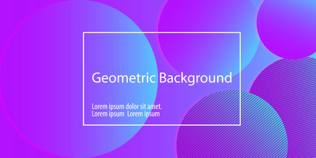 Geometric background. Minimal abstract cover design. Creative colorful wallpaper. Trendy gradient poster. Vector illustration.のイラスト素材