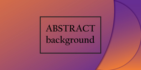 Geometric background. Minimal abstract cover design. Creative colorful wallpaper. Trendy gradient poster. Vector illustration.のイラスト素材