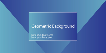 Geometric background. Minimal abstract cover design. Creative colorful wallpaper. Trendy gradient poster. Vector illustration.のイラスト素材