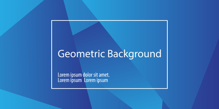 Geometric background. Minimal abstract cover design. Creative colorful wallpaper. Trendy gradient poster. Vector illustration.のイラスト素材
