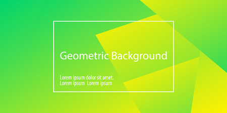 Geometric background. Minimal abstract cover design. Creative colorful wallpaper. Trendy gradient poster. Vector illustration.のイラスト素材