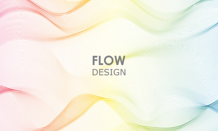 Flow shapes design. Liquid wave background. Abstract 3d flow shape.のイラスト素材
