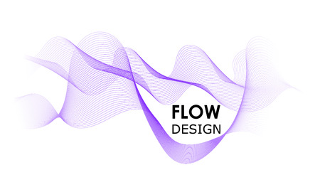 Flow shapes design. Liquid wave background. Abstract 3d flow shape.のイラスト素材