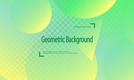 Geometric background. Minimal abstract cover design. Creative colorful wallpaper. Trendy gradient poster. Vector illustration.のイラスト素材