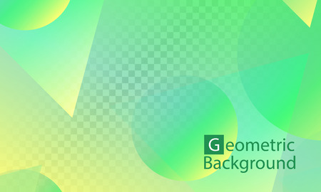 Geometric background. Minimal abstract cover design. Creative colorful wallpaper. Trendy gradient poster. Vector illustration.のイラスト素材