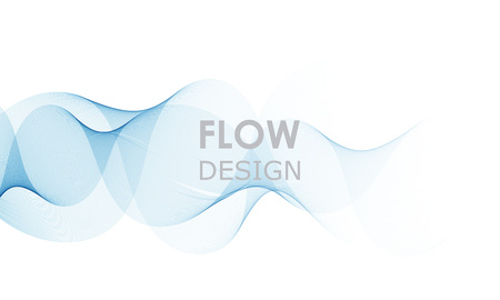 Flow shapes design. Liquid wave background. Abstract 3d flow shape.のイラスト素材