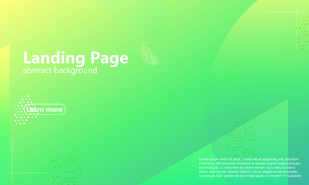 Website landing page. Geometric background. Minimal abstract cover design. Creative colorful wallpaper. Trendy gradient poster. Vector illustration.のイラスト素材