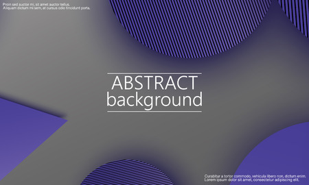 Geometric background. Material design. Minimal abstract cover. Creative colorful wallpaper. Trendy gradient poster. Vector illustration.のイラスト素材