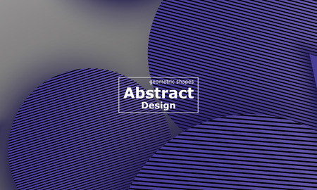 Geometric background. Material design. Minimal abstract cover. Creative colorful wallpaper. Trendy gradient poster. Vector illustration.のイラスト素材