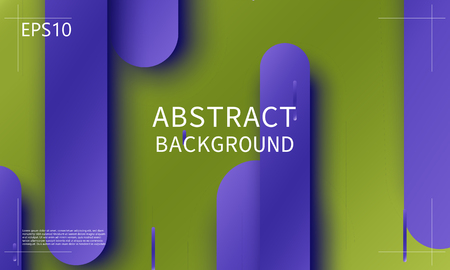 Geometric background. Material design. Minimal abstract cover. Creative colorful wallpaper. Trendy gradient poster. Vector illustration.のイラスト素材