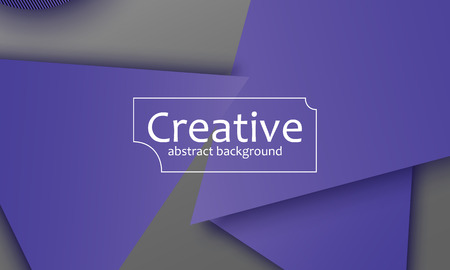 Geometric background. Material design. Minimal abstract cover. Creative colorful wallpaper. Trendy gradient poster. Vector illustration.のイラスト素材