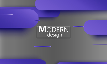 Geometric background. Material design. Minimal abstract cover. Creative colorful wallpaper. Trendy gradient poster. Vector illustration.のイラスト素材