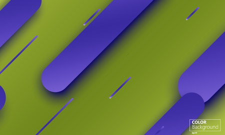 Geometric background. Material design. Minimal abstract cover. Creative colorful wallpaper. Trendy gradient poster. Vector illustration.のイラスト素材