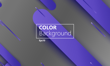Geometric background. Material design. Minimal abstract cover. Creative colorful wallpaper. Trendy gradient poster. Vector illustration.のイラスト素材