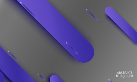 Geometric background. Material design. Minimal abstract cover. Creative colorful wallpaper. Trendy gradient poster. Vector illustration.のイラスト素材