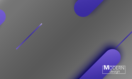 Geometric background. Material design. Minimal abstract cover. Creative colorful wallpaper. Trendy gradient poster. Vector illustration.のイラスト素材