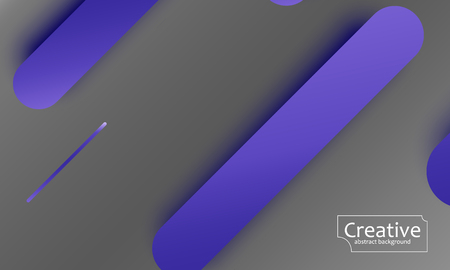 Geometric background. Material design. Minimal abstract cover. Creative colorful wallpaper. Trendy gradient poster. Vector illustration.のイラスト素材