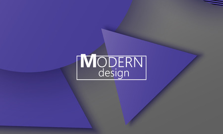 Geometric background. Material design. Minimal abstract cover. Creative colorful wallpaper. Trendy gradient poster. Vector illustration.のイラスト素材