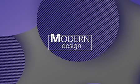 Geometric background. Material design. Minimal abstract cover. Creative colorful wallpaper. Trendy gradient poster. Vector illustration.のイラスト素材