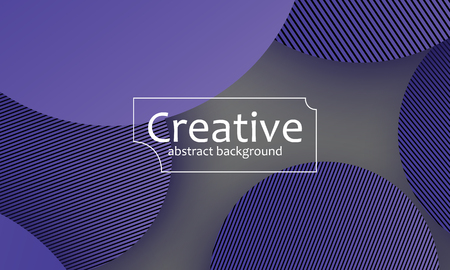 Geometric background. Material design. Minimal abstract cover. Creative colorful wallpaper. Trendy gradient poster. Vector illustration.のイラスト素材