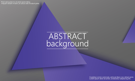 Geometric background. Material design. Minimal abstract cover. Creative colorful wallpaper. Trendy gradient poster. Vector illustration.のイラスト素材