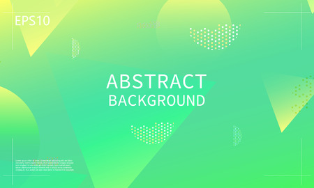 Geometric background. Minimal abstract cover design. Creative colorful wallpaper. Trendy gradient poster. Vector illustration.のイラスト素材