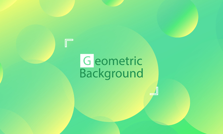Geometric background. Minimal abstract cover design. Creative colorful wallpaper. Trendy gradient poster. Vector illustration.のイラスト素材