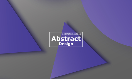 Geometric background. Material design. Minimal abstract cover. Creative colorful wallpaper. Trendy gradient poster. Vector illustration.のイラスト素材