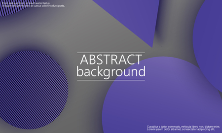 Geometric background. Material design. Minimal abstract cover. Creative colorful wallpaper. Trendy gradient poster. Vector illustration.のイラスト素材