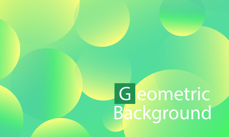 Geometric background. Minimal abstract cover design. Creative colorful wallpaper. Trendy gradient poster. Vector illustration.のイラスト素材