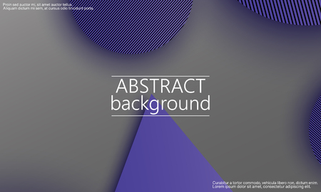Geometric background. Material design. Minimal abstract cover. Creative colorful wallpaper. Trendy gradient poster. Vector illustration.のイラスト素材