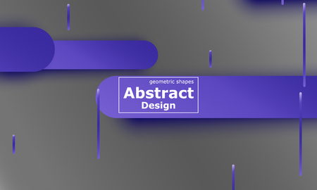 Geometric background. Material design. Minimal abstract cover. Creative colorful wallpaper. Trendy gradient poster. Vector illustration.のイラスト素材
