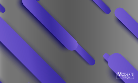 Geometric background. Material design. Minimal abstract cover. Creative colorful wallpaper. Trendy gradient poster. Vector illustration.のイラスト素材