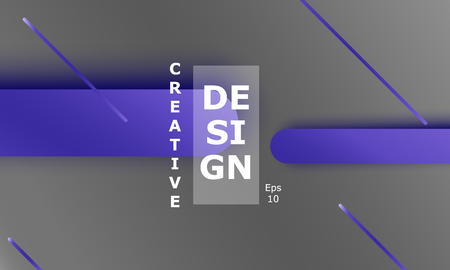 Geometric background. Material design. Minimal abstract cover. Creative colorful wallpaper. Trendy gradient poster. Vector illustration.のイラスト素材