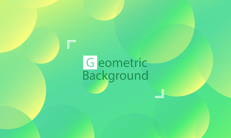 Geometric background. Minimal abstract cover design. Creative colorful wallpaper. Trendy gradient poster. Vector illustration.のイラスト素材