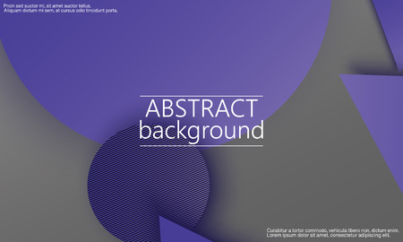 Geometric background. Material design. Minimal abstract cover. Creative colorful wallpaper. Trendy gradient poster. Vector illustration.のイラスト素材