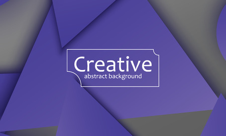 Geometric background. Material design. Minimal abstract cover. Creative colorful wallpaper. Trendy gradient poster. Vector illustration.のイラスト素材