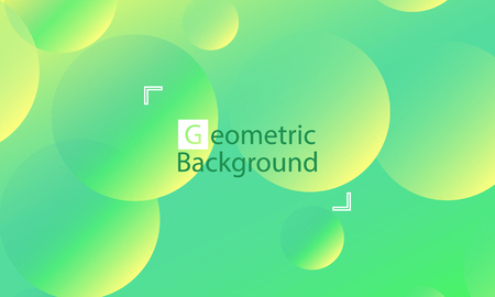 Geometric background. Minimal abstract cover design. Creative colorful wallpaper. Trendy gradient poster. Vector illustration.のイラスト素材