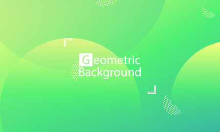 Geometric background. Minimal abstract cover design. Creative colorful wallpaper. Trendy gradient poster. Vector illustration.のイラスト素材