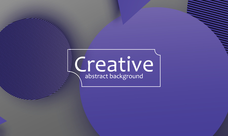 Geometric background. Material design. Minimal abstract cover. Creative colorful wallpaper. Trendy gradient poster. Vector illustration.のイラスト素材