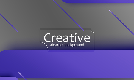 Geometric background. Material design. Minimal abstract cover. Creative colorful wallpaper. Trendy gradient poster. Vector illustration.のイラスト素材