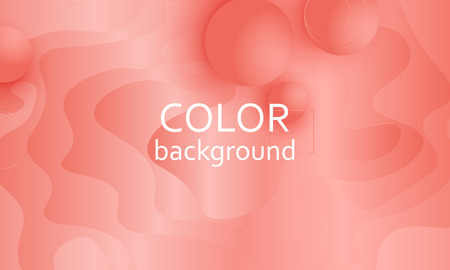 Coral color gradient. Pink fluid pattern. Coral background. Vector illustration.のイラスト素材