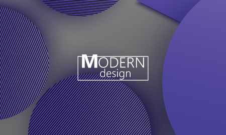 Geometric background. Material design. Minimal abstract cover. Creative colorful wallpaper. Trendy gradient poster. Vector illustration.のイラスト素材