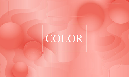 Coral background. Vector illustration. Coral color gradient. Pink fluid pattern.のイラスト素材