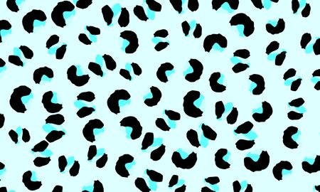 Leopard print. Animal skin pattern. Leopard texture. Panther skin background. Vector.のイラスト素材